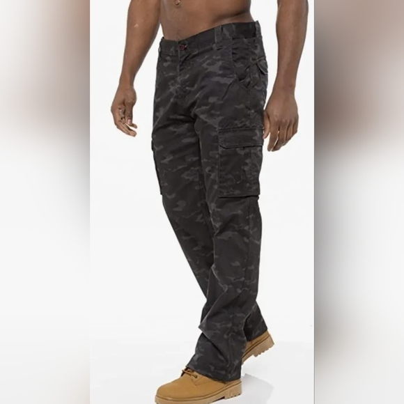 KRUZE Mens Cargo Combat Trousers Size 42R - Picture 2 of 8